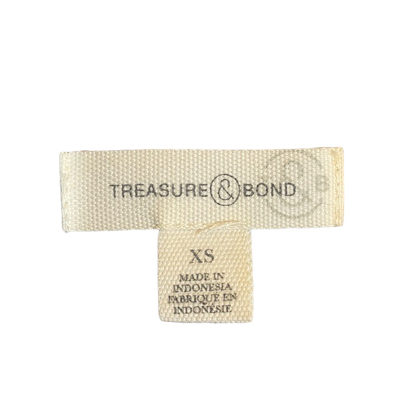 Treasure & Bond Women’s Gray Plaid Long Sleeve Button Down Shirt Size XS - Picture 9 of 11